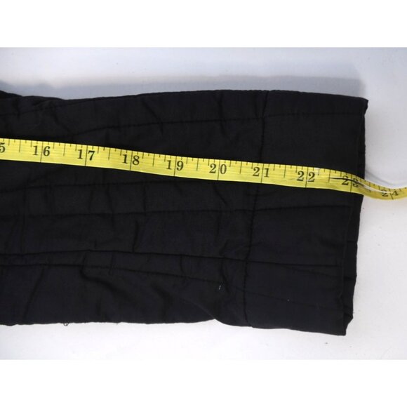 Sigrid Olsen Black Womens Sport Quilted Jacket Lined Pockets Cotton Size M - Picture 14 of 14
